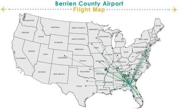 Berrien Flight Map